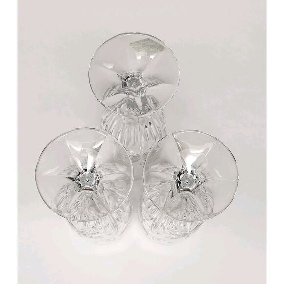 Godinger Shannon Set Of 3 Dublin 14 oz Crystal Footed Water/ Iced Tea Goblets - Picture 5 of 6